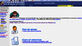 What Francaisfacile.com website looked like in 2022 (2 years ago)