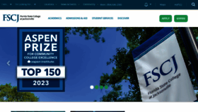 What Fscj.edu website looked like in 2022 (2 years ago)