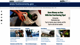 What Fueleconomy.gov website looked like in 2022 (2 years ago)