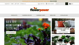 What Flowerpower.com.au website looked like in 2022 (2 years ago)