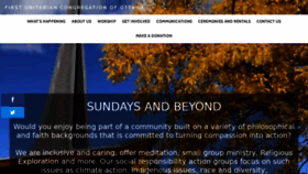What Firstunitarianottawa.ca website looked like in 2022 (3 years ago)