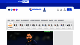 What Fantacalcio.it website looked like in 2022 (2 years ago)