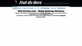 What Find-us-here.com website looked like in 2022 (2 years ago)