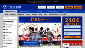 What France-pari.fr website looked like in 2022 (2 years ago)