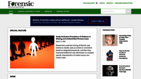 What Forensicmag.com website looked like in 2022 (2 years ago)
