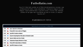 What Futbollatin.com website looked like in 2022 (2 years ago)