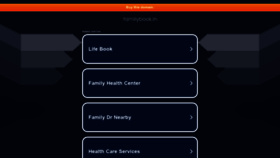 What Familybook.in website looked like in 2022 (3 years ago)
