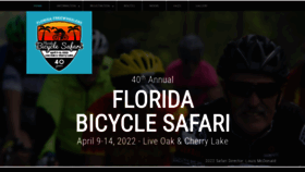 What Floridabicyclesafari.com website looked like in 2022 (2 years ago)