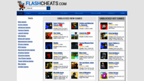 What Flashcheats.com website looked like in 2022 (2 years ago)