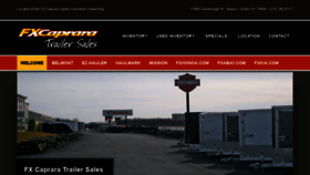 What Fxtrailers.com website looked like in 2022 (2 years ago)