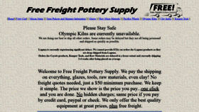 What Freefreightpotterysupply.com website looked like in 2022 (2 years ago)