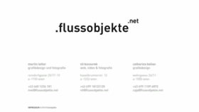 What Flussobjekte.at website looked like in 2022 (2 years ago)