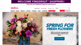 What Fingerhut.teleflora.com website looked like in 2022 (2 years ago)