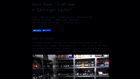 What Feine-biere.de website looked like in 2022 (2 years ago)