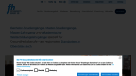 What Fh-gesundheitsberufe.at website looked like in 2022 (2 years ago)