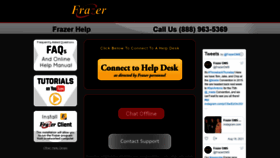 What Frazerhelp.com website looked like in 2022 (2 years ago)
