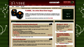 What Fumbbl.com website looked like in 2022 (2 years ago)