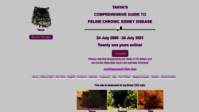 What Felinecrf.org website looked like in 2022 (2 years ago)