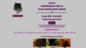 What Felinecrf.org website looked like in 2022 (3 years ago)