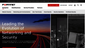 What Fortinet.net website looked like in 2022 (3 years ago)