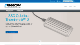 What Freecom.com website looked like in 2022 (2 years ago)