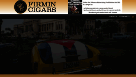 What Firmincigars.com.au website looked like in 2022 (2 years ago)