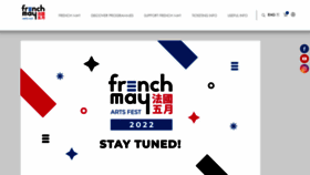 What Frenchmay.com website looked like in 2022 (2 years ago)
