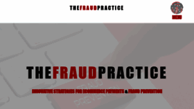 What Fraudpractice.com website looked like in 2022 (2 years ago)