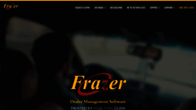 What Frazer.com website looked like in 2022 (2 years ago)