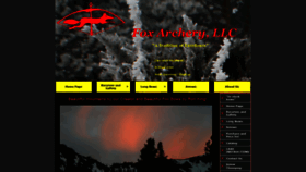 What Foxarchery.com website looked like in 2022 (2 years ago)