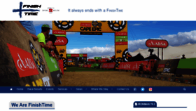 What Finishtime.co.za website looked like in 2022 (3 years ago)