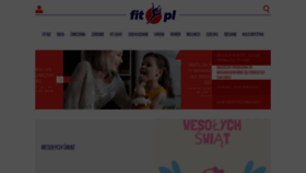 What Fit.pl website looked like in 2022 (2 years ago)