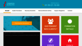 What Formationburalistes.fr website looked like in 2022 (3 years ago)