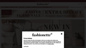 What Fashionette.co.uk website looked like in 2022 (2 years ago)