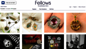 What Fellows.co.uk website looked like in 2022 (3 years ago)