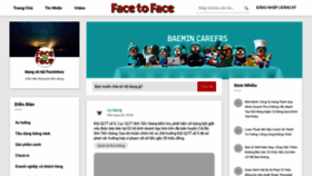 What Facetoface.vn website looked like in 2022 (2 years ago)