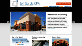 What Foodcpa.com website looked like in 2022 (2 years ago)