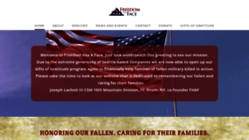 What Freedomhasaface.org website looked like in 2022 (2 years ago)