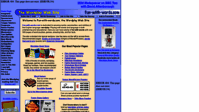 What Fun-with-words.com website looked like in 2022 (2 years ago)