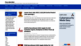What Freejobs-alert.com website looked like in 2022 (2 years ago)