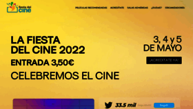 What Fiestadelcine.com website looked like in 2022 (2 years ago)