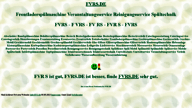 What Fvrs.de website looked like in 2022 (2 years ago)