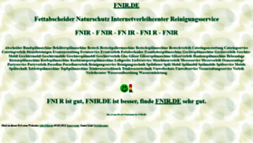 What Fnir.de website looked like in 2022 (2 years ago)