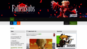 What Fallensubs.com website looked like in 2022 (3 years ago)