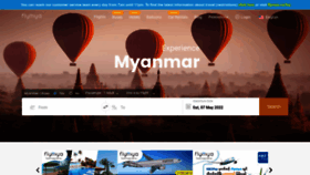What Flymya.com website looked like in 2022 (2 years ago)