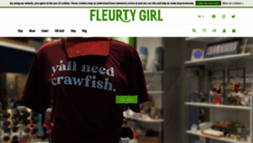 What Fleurtygirl.net website looked like in 2022 (1 year ago)