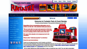 What Funtastix.com website looked like in 2022 (1 year ago)