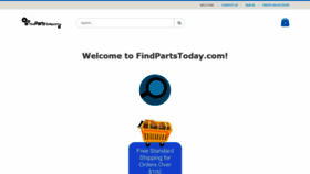 What Findpartstoday.com website looked like in 2022 (1 year ago)