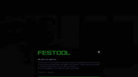 What Festool.co.uk website looked like in 2022 (1 year ago)