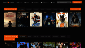 What French-stream.re website looked like in 2022 (3 years ago)